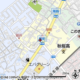 大阪府貝塚市新町11-27周辺の地図