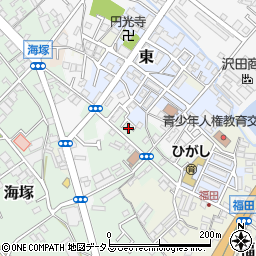 大阪府貝塚市海塚11周辺の地図
