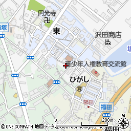 大阪府貝塚市堀738-7周辺の地図