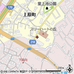 大阪府河内長野市上原町559-2周辺の地図