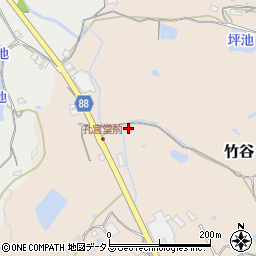 兵庫県淡路市竹谷456-1周辺の地図