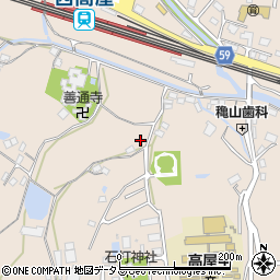 広島県東広島市高屋町中島743周辺の地図