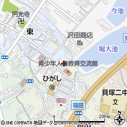 大阪府貝塚市東84周辺の地図