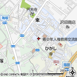 大阪府貝塚市堀738-8周辺の地図