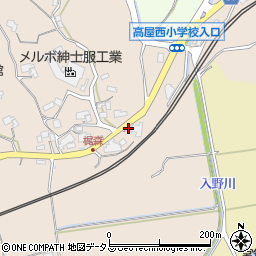 広島県東広島市高屋町大畠506周辺の地図