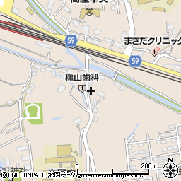 広島県東広島市高屋町中島815周辺の地図