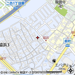大阪府貝塚市脇浜3丁目11-3周辺の地図