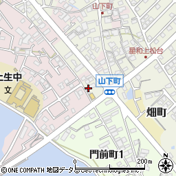 清流の家　岸和田周辺の地図