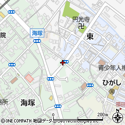 大阪府貝塚市海塚16-5周辺の地図