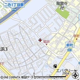大阪府貝塚市脇浜3丁目11-1周辺の地図