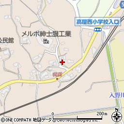 広島県東広島市高屋町大畠476周辺の地図