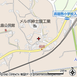 広島県東広島市高屋町大畠475周辺の地図