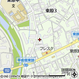 シーブリーズ東原参番館周辺の地図