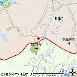 広島県福山市高西町川尻3801周辺の地図