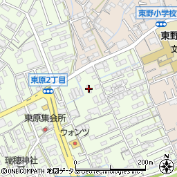 リアルエステート東原Ｃ棟周辺の地図