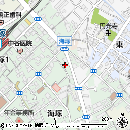 大阪府貝塚市海塚82-3周辺の地図