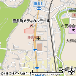 大阪府河内長野市喜多町153周辺の地図