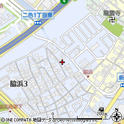 大阪府貝塚市脇浜3丁目11-11周辺の地図