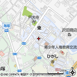 大阪府貝塚市東123周辺の地図
