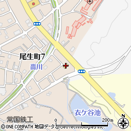 ローソン岸和田尾生町店周辺の地図