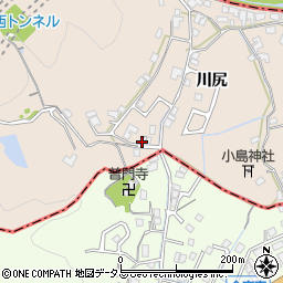 広島県福山市高西町川尻4162-2周辺の地図