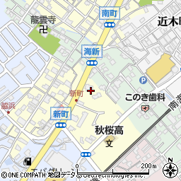 大阪府貝塚市新町9周辺の地図
