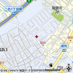 大阪府貝塚市脇浜3丁目2-18周辺の地図