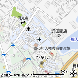 大阪府貝塚市東80-5周辺の地図