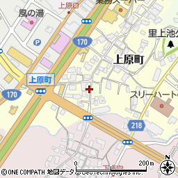 大阪府河内長野市上原町488-1周辺の地図