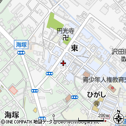 大阪府貝塚市東81周辺の地図
