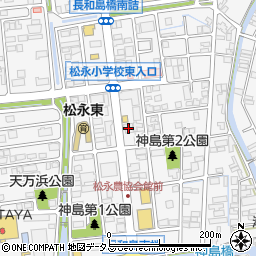 ブランドギャラリー松永店周辺の地図