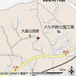 広島県東広島市高屋町大畠324周辺の地図