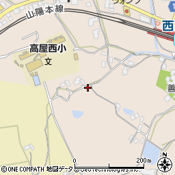 広島県東広島市高屋町中島616周辺の地図