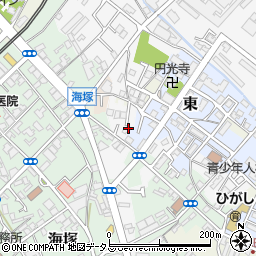 大阪府貝塚市堀713-21周辺の地図