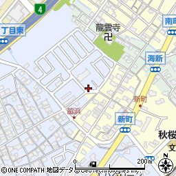 大阪府貝塚市脇浜3丁目9-17周辺の地図