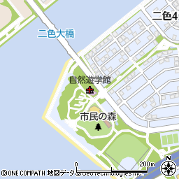貝塚市立自然遊学館周辺の地図