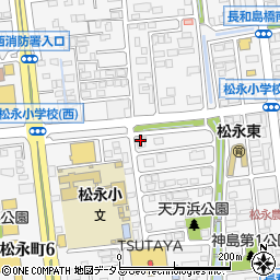 小魚 阿も珍 松永店周辺の地図