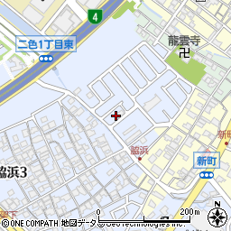 大阪府貝塚市脇浜3丁目2周辺の地図
