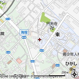 大阪府貝塚市堀713-19周辺の地図