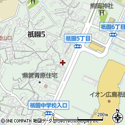 ジュネス祇園周辺の地図