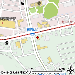 マクドナルド広島西風新都店周辺の地図