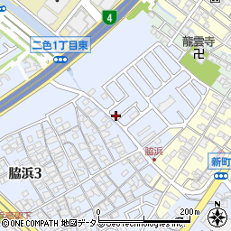 大阪府貝塚市脇浜3丁目2-1周辺の地図