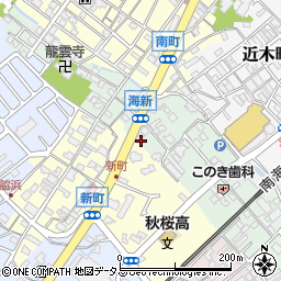 和泉セルロイド工業所周辺の地図