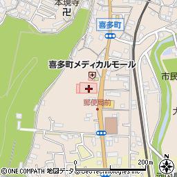 大阪府河内長野市喜多町192周辺の地図