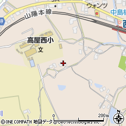 広島県東広島市高屋町中島596周辺の地図