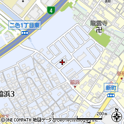 大阪府貝塚市脇浜3丁目2-24周辺の地図