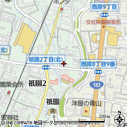 安佐祇園デンタルクリニック周辺の地図