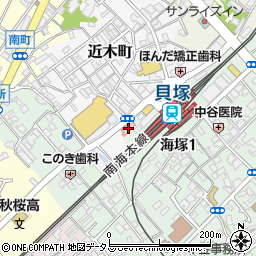 大阪府貝塚市近木町3-6周辺の地図