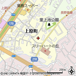 大阪府河内長野市上原町703周辺の地図