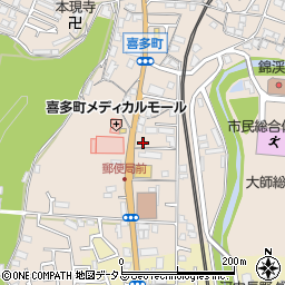 大阪府河内長野市喜多町138周辺の地図